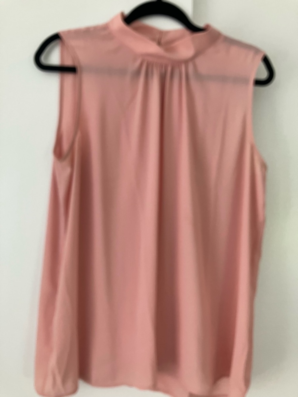LOFT Sleeveless Mock Neck Top - Pink